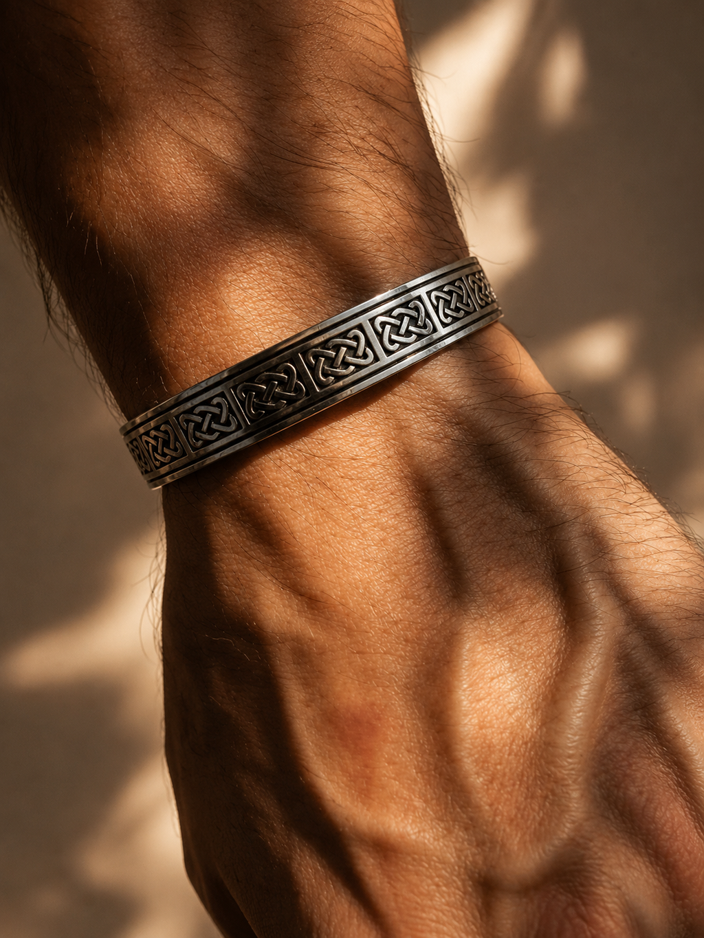 Nordic Knot Cuff Bracelet