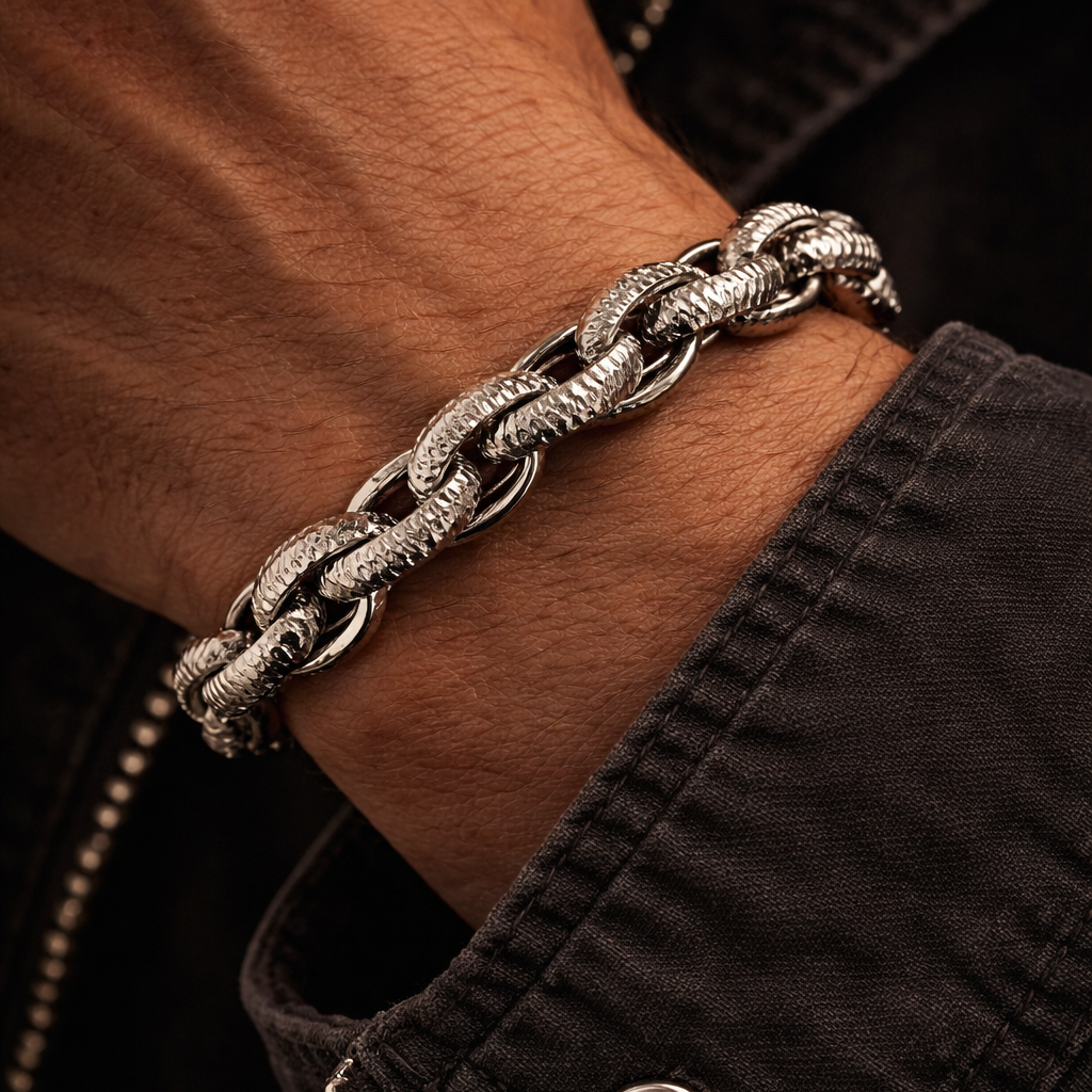 Nordic Rock Stainless Steel Bracelet  Design