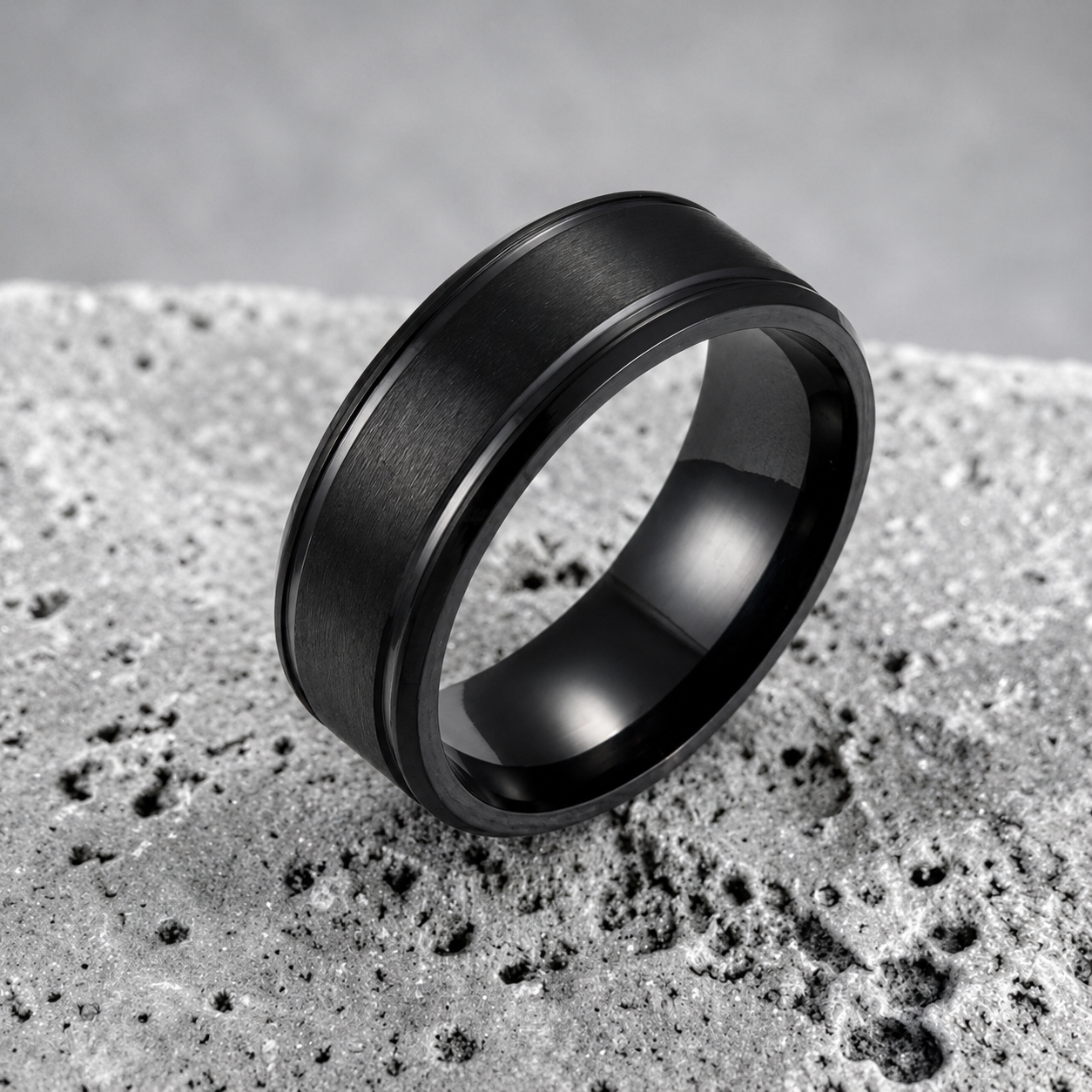 Minimalist Stainless Steel Band Ring
