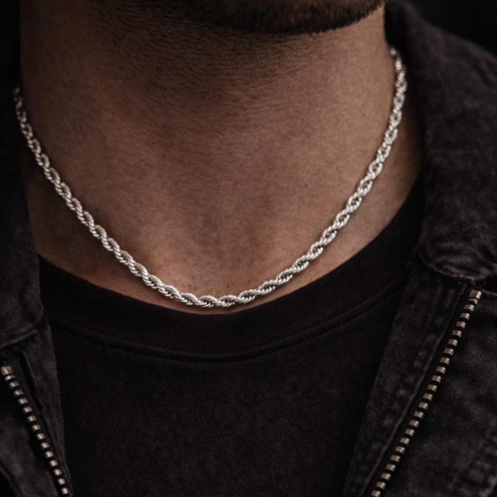 Rope Chain Necklace  3mm and 5mm