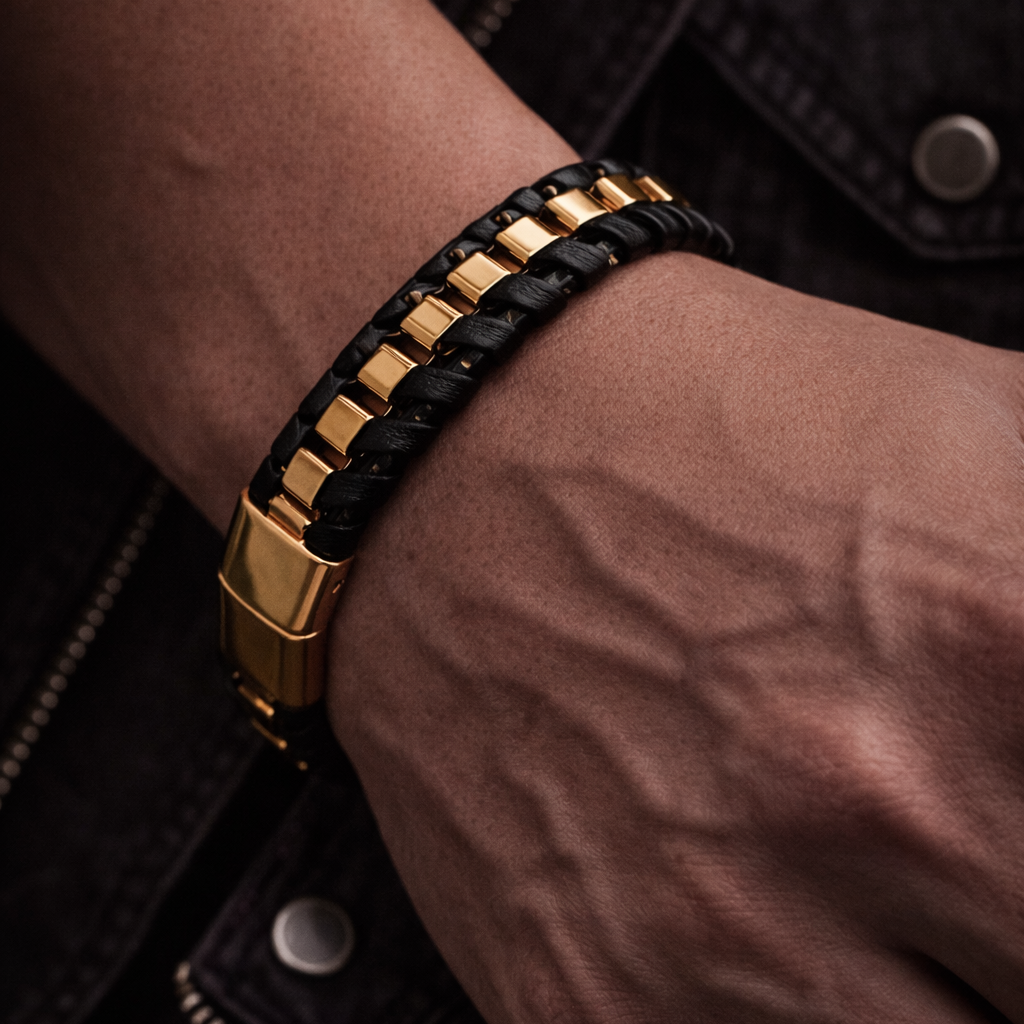 Braided Stainless Steel Bracelet