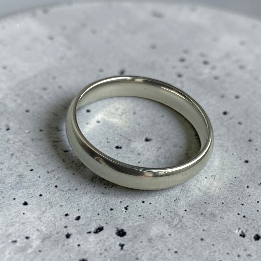 Vintage Ring Set – 4 Piece Stainless Steel & Alloy Collection