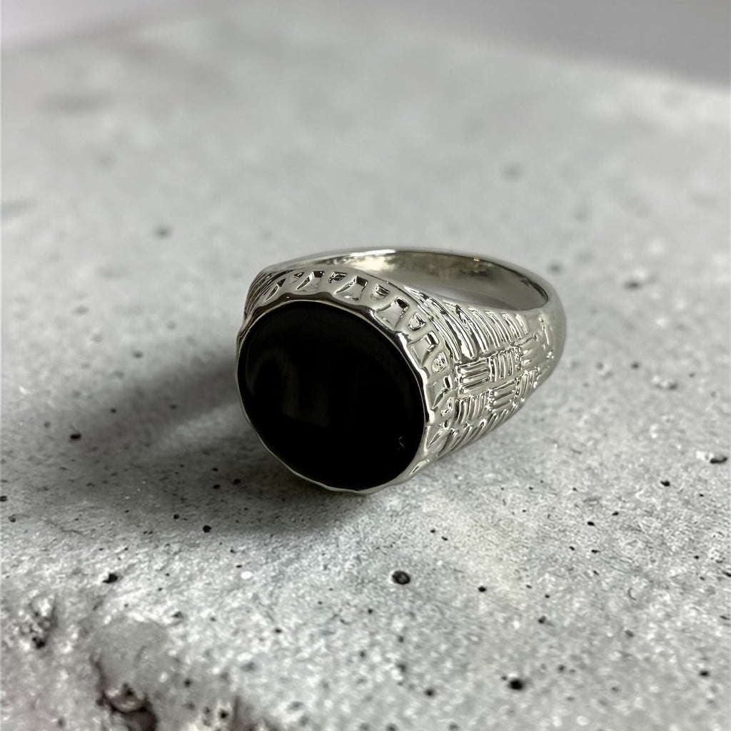 Vintage Ring Set – 4 Piece Stainless Steel & Alloy Collection