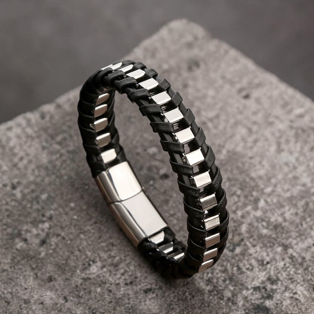 Braided Stainless Steel Bracelet
