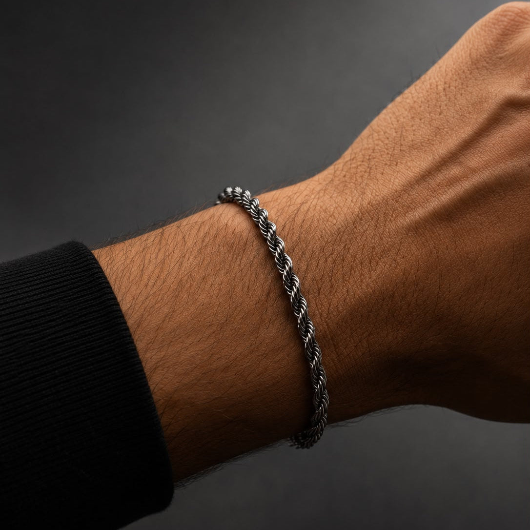 Rope Chain Bracelet 4mm